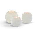Glaciers Selenite Crystal Sphere Candleholder