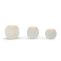 Glaciers Selenite Crystal Sphere Candleholder