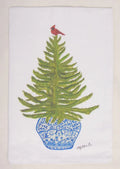 Watercolor Spruce Fir (Limited Ed.) Kitchen Flour Sack Towel