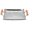 Hammered Stainless Steel Tray