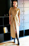 Harper Dress Long Weathercloth