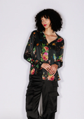 Daria French Cuff Silk Blouse