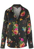 Daria French Cuff Silk Blouse