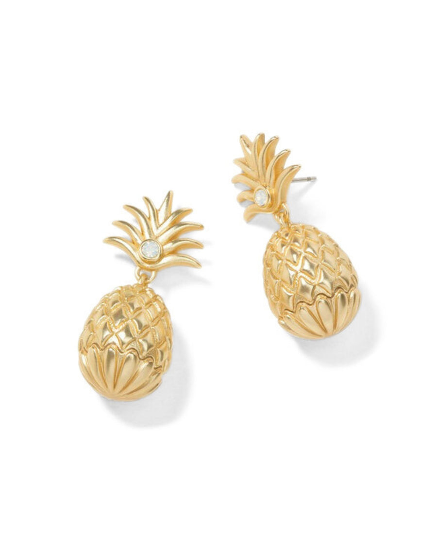 Sweet Pineapple Gold Earrings