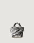 Naghedi St. Barths Petit Tote Double Weave Metallic
