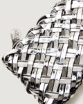 Naghedi St. Barths Petit Tote Double Weave Metallic