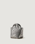 Naghedi St. Barths Petit Tote Double Weave Metallic