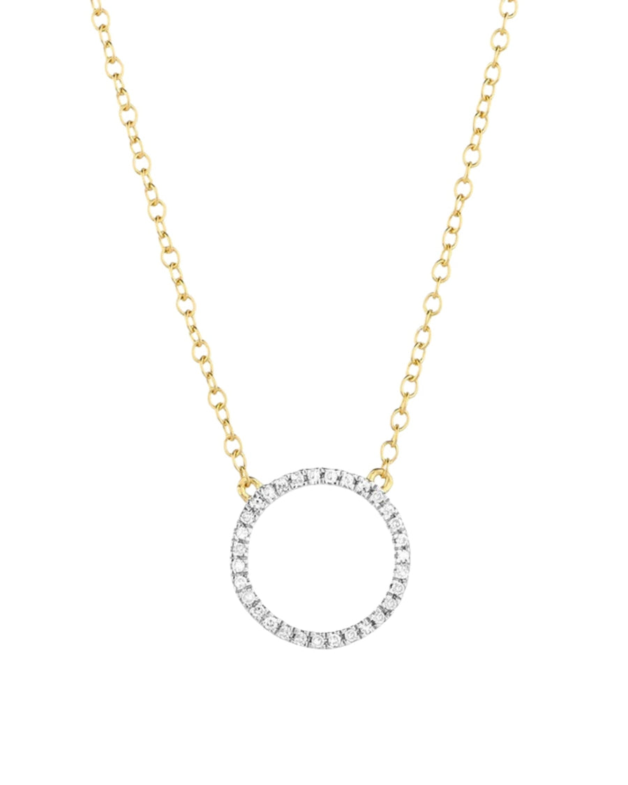 Standing O Pendant Necklace