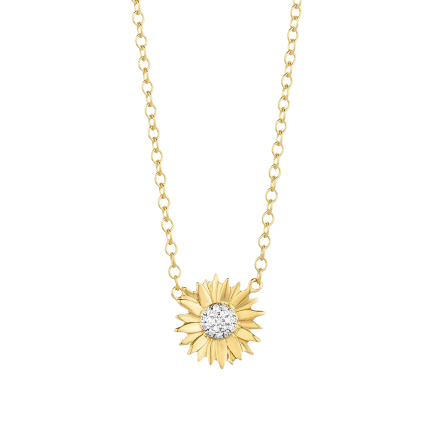 Sunflower Pendant Necklace