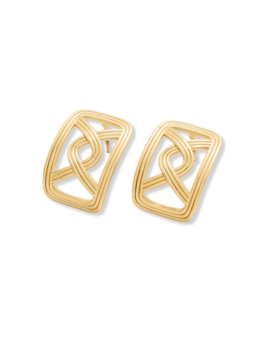Trellis Earrings Gold