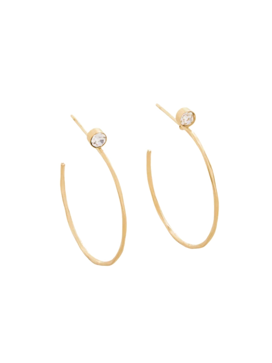 Ultrathin Hoop Earrings 24mm