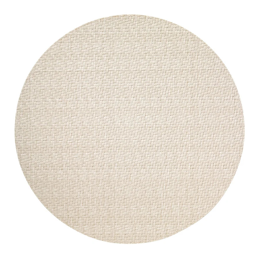 Wicker Textured Vinyl Placemats S/4