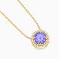 Tanzanite Birthstone Pendant Necklace