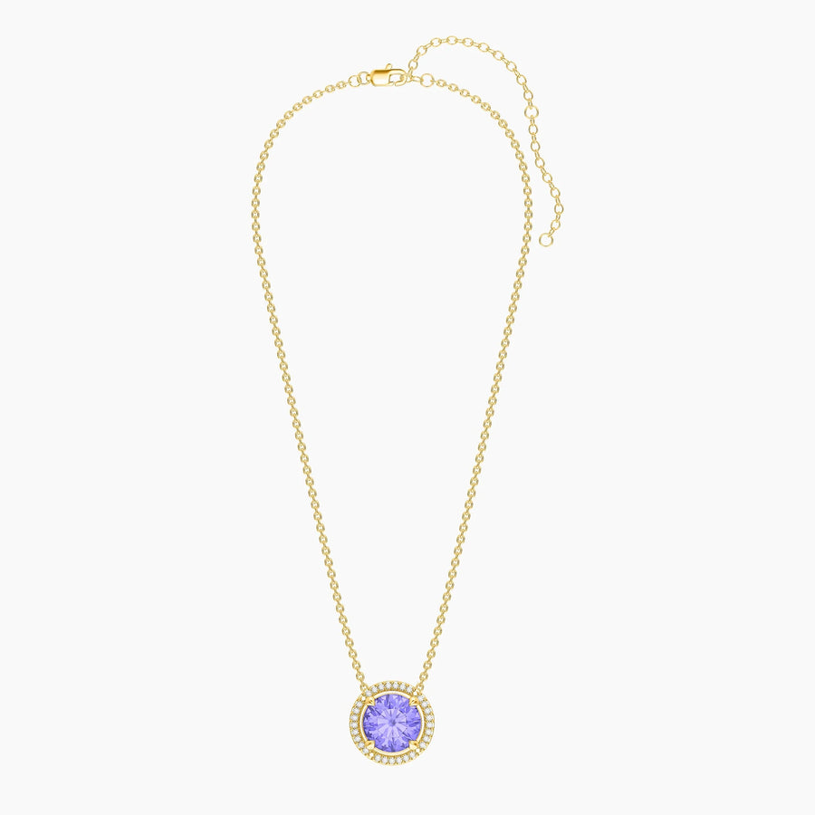 Tanzanite Birthstone Pendant Necklace