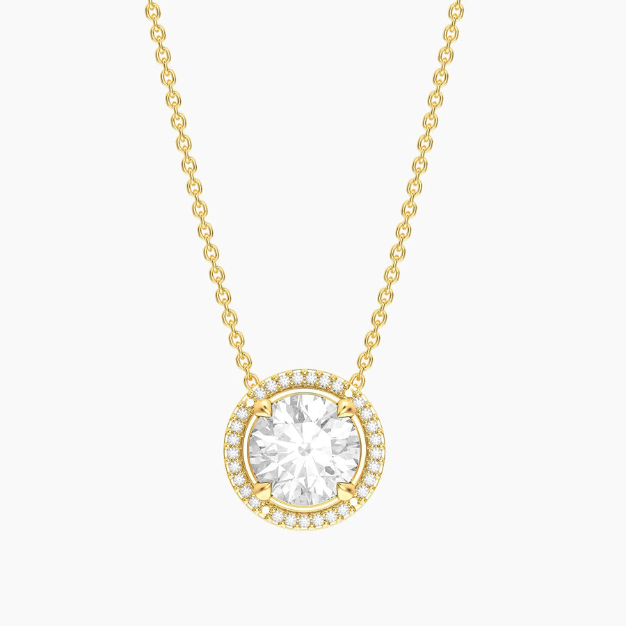 Diamond Birthstone Pendant Necklace