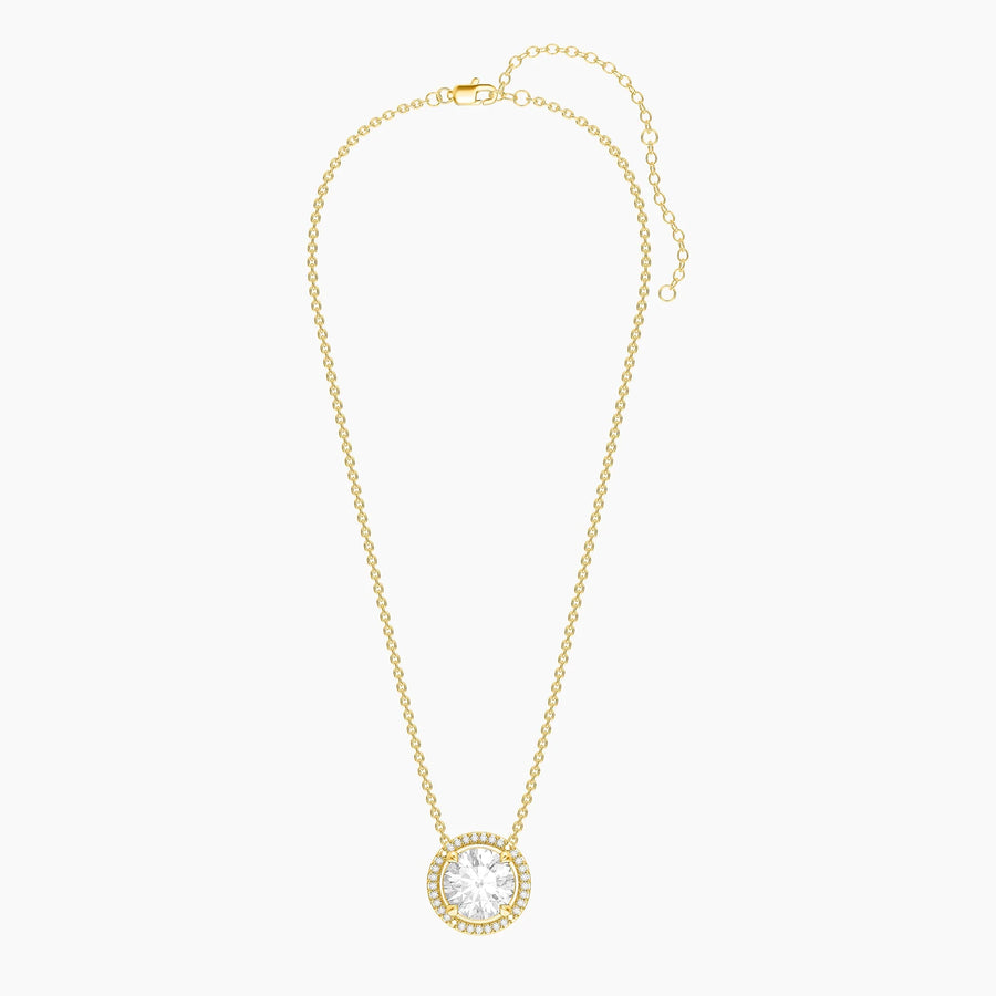 Diamond Birthstone Pendant Necklace