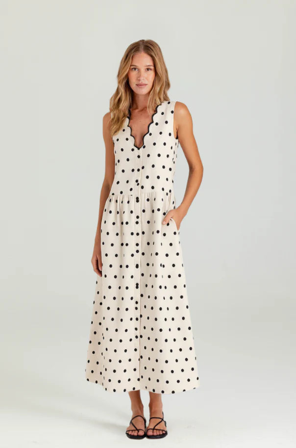 Polka Dot Sabrina Dress