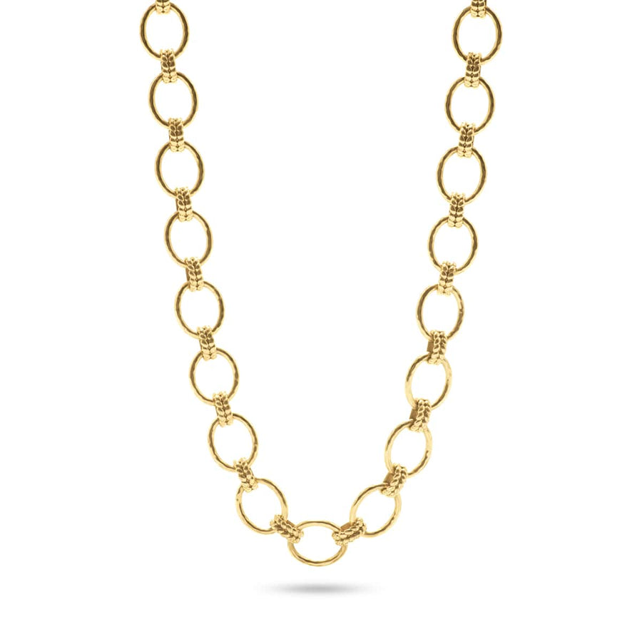Cleopatra Grande Link Necklace - Gold