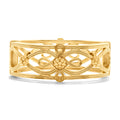 Monique Hinged Bangle in Gold