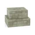Moorea Shagreen Leather Box