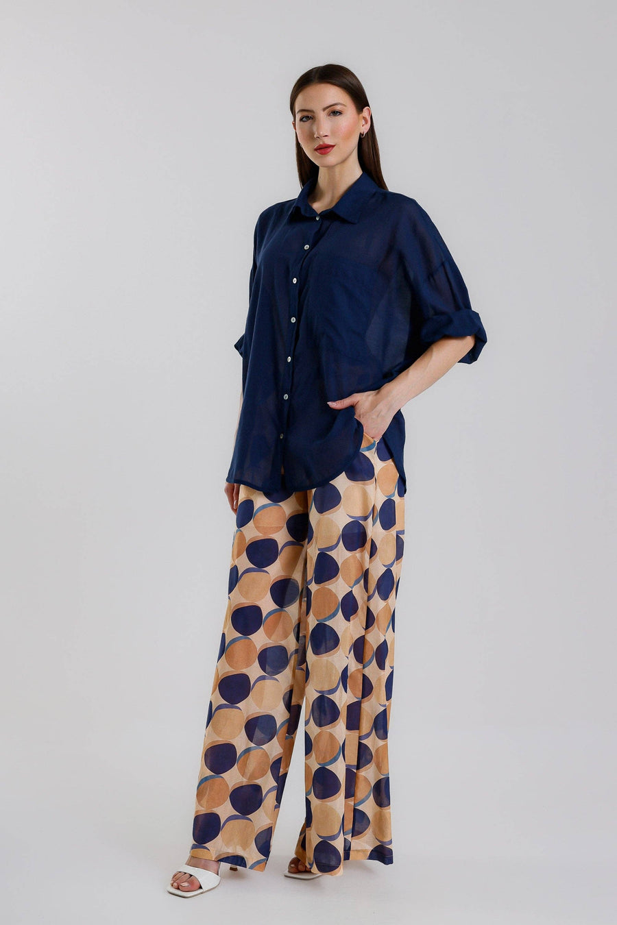 Daphne Cotton Voile Blouse (BLS153)