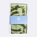 Familiar 100% Silk Scarf Bandana Hand Printed with Animals