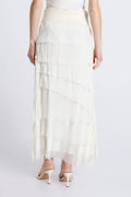 Elisa Silk Ruffle Skirt (SL201)
