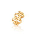 Equestrian Snaffle Bit Ring - Gold