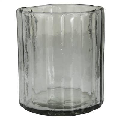 Fluted Glass Vase
