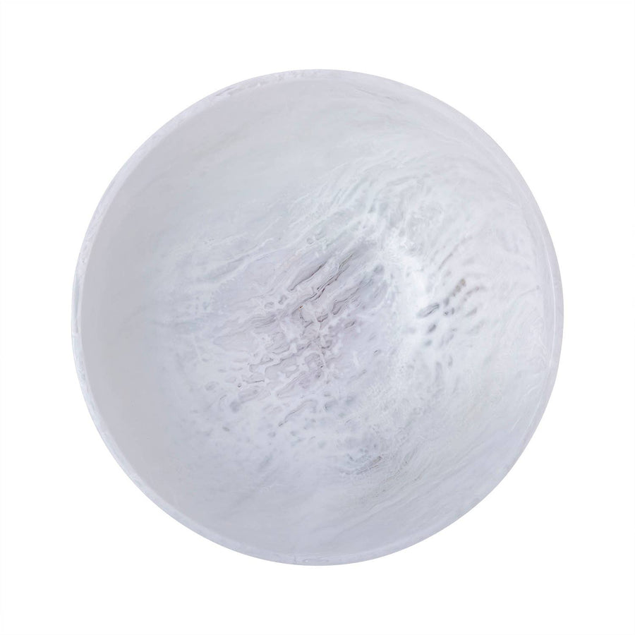 White Resin Salad Bowl