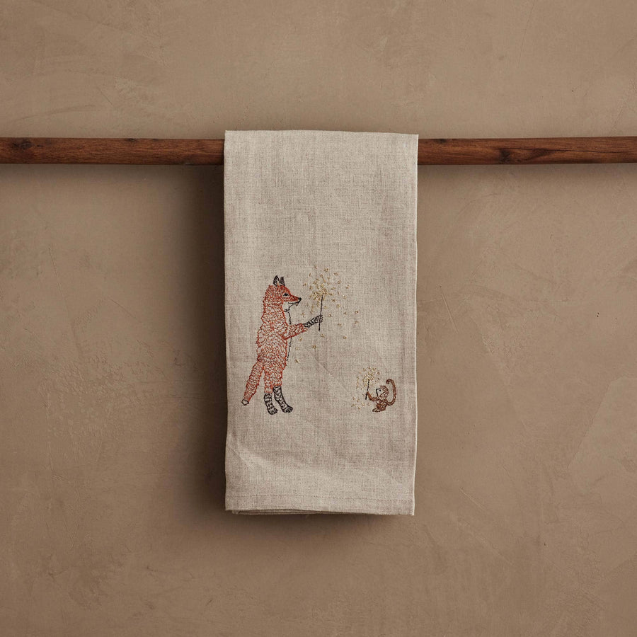 Sparklers Tea Towel