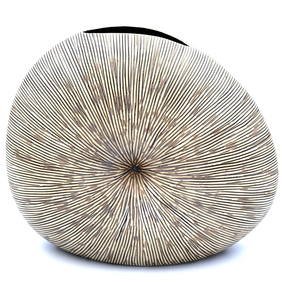 225W1 DIVA ROUND MINI L-Handcrafted Porcelain Vase
