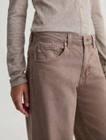 Adria Low-Rise Wide Leg - Sulfur Taupe Grey