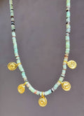 Shell Mint Coin Necklace