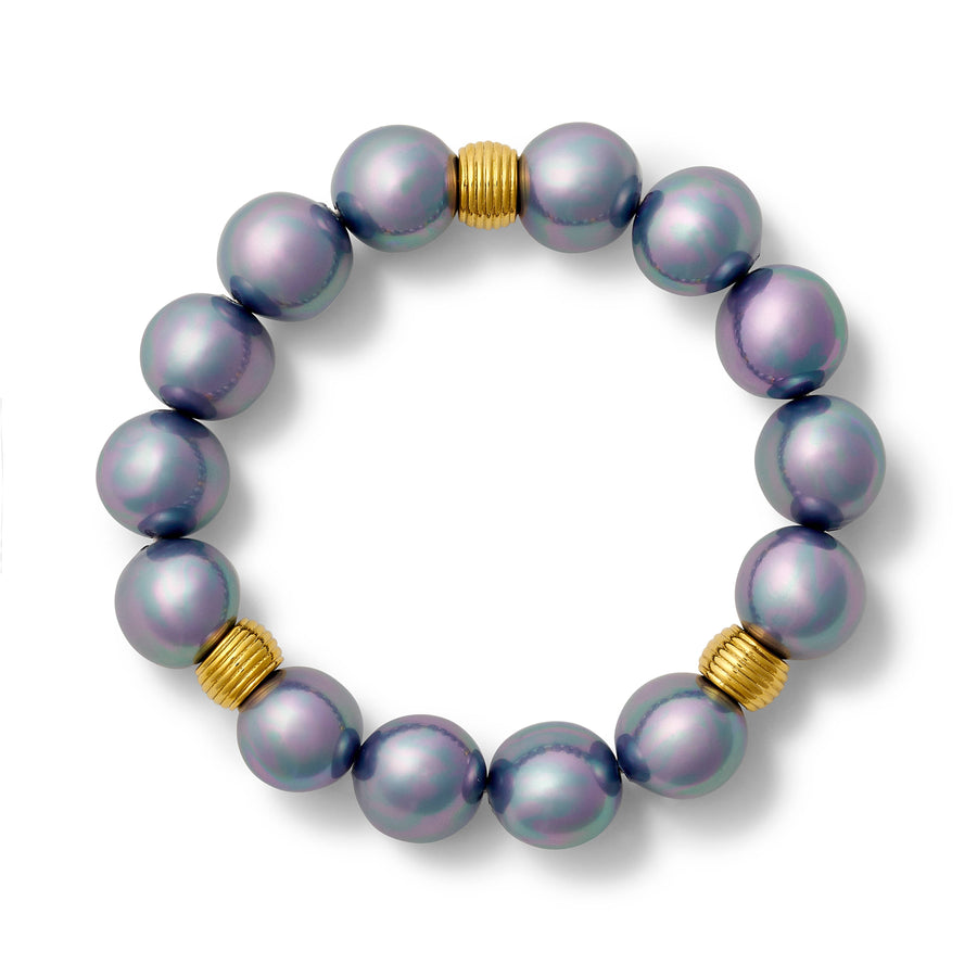 Iris Pebble Pearl Stacking Bracelet