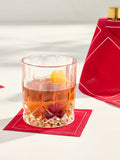 Solid Red Carpet with White Border Cocktail Napkins