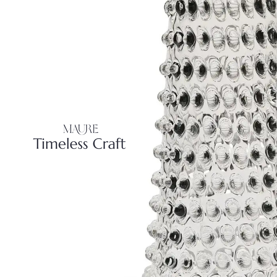 Tall Hobnail Jug | Clear Quartz | 1.2L | Bohemian Crystal