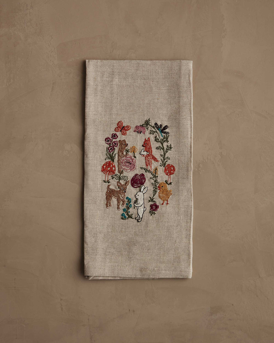 Secret Garden Tea Towel