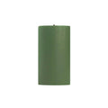 Colonial Green Unscented Pillar Candles - 3x3", 3x6", 3x9"