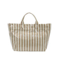 Striped Waterproof Tote