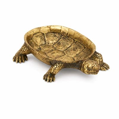 Small Gold Tortoise Tray