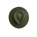 Vegan Suede Tear Drop Hat