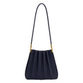 Carrie Navy Vegan Suede Shoulder Bag Pre-Order 7/28