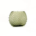 Hobnail Optic Vase | Moss Green | Handblown Bohemia Crystal