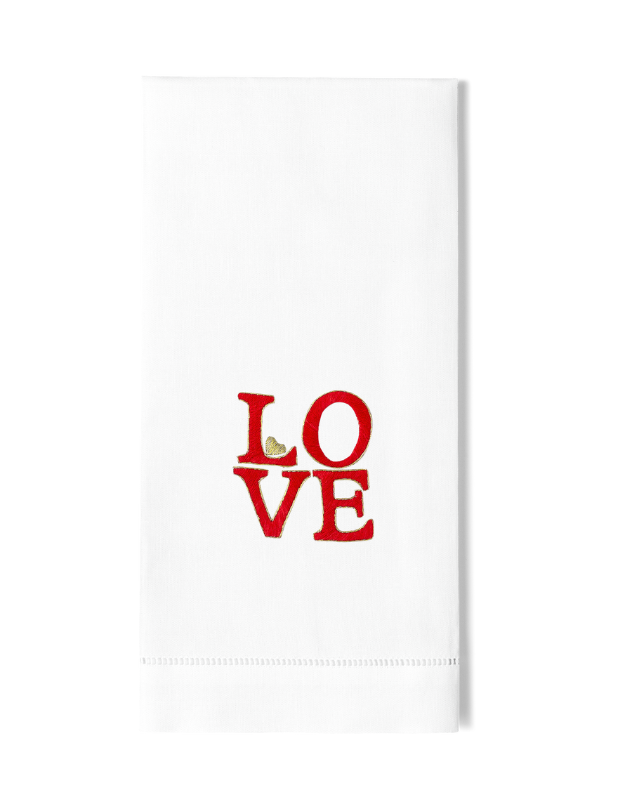 Love Square Hand Towel