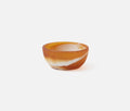 Hugo Amber Swirled Pinch Bowl