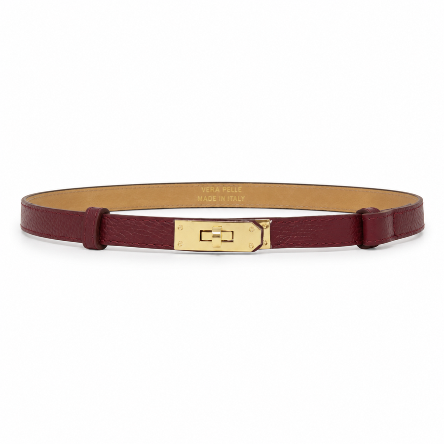 CINT-48 GENUINE ITALIAN LEATHER ADJUSTABLE BELT