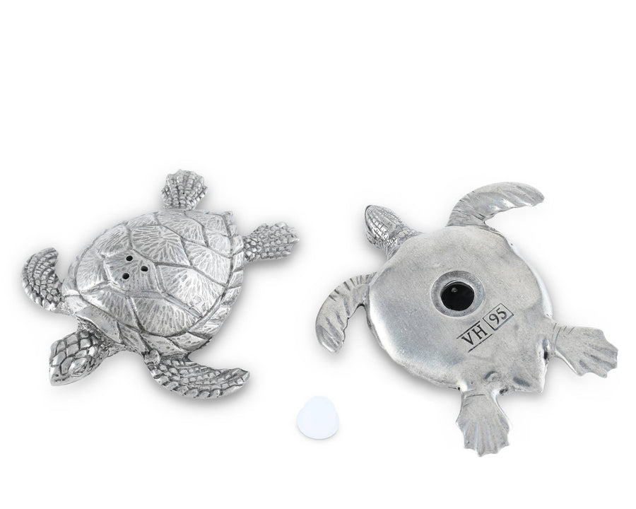 Pewter Sea Turtles Salt & Pepper Set
