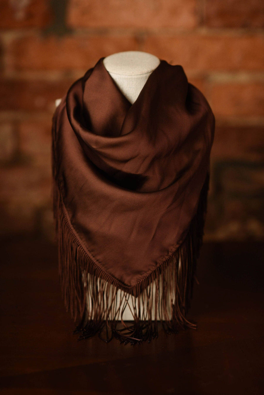 Solid Fringe Scarf