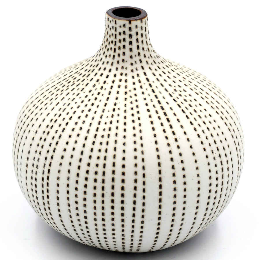524W23 CONGO TINY L-Handcrafted Porcelain Bud Vase